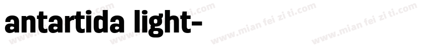 antartida light字体转换